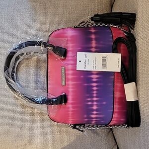 Madden Girl Pink Tie-Dye Crossbody Pocketbook